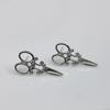Adjustable Korean Small Cute Scissors Earrings for Girls