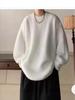 Men's Imitation Mink Sweater - Autumn/Winter, Round Neck, Lazy American Style, Loose Fit Knitted Pullover.
