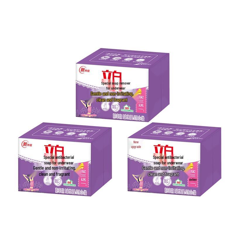 Liby Antibacterial Underwear Soap, Gentle Lavender Scent