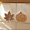 Cute Hazelnuts Pumpkin Shape Super Water-Absorbing Soft Hand Towel For Bathroom Kitchen Washing Hands Cloth Convenient Hanging