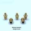 Universal Pure Copper Grease Zerk Set: M6, M8, M10, M12, M14, M16 - Extended Filling Excavator Oil Cup.
