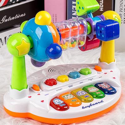 Attractive and Educational Piano Keyboard Toys, Pre Loaded Songs and Lights for Early Learning and Development,Battery Power,not Include Batteries