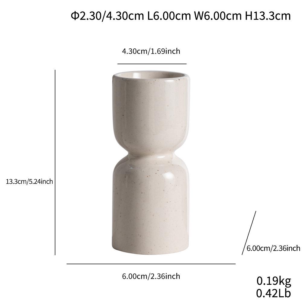Nordic Ceramic Decorative Candlestick - Photography Prop & Home Ornament
