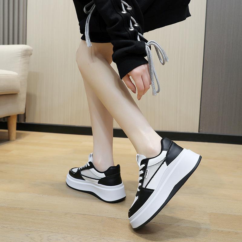 SH new casual shoes spring and summer board shoes heightened thick soles breathable