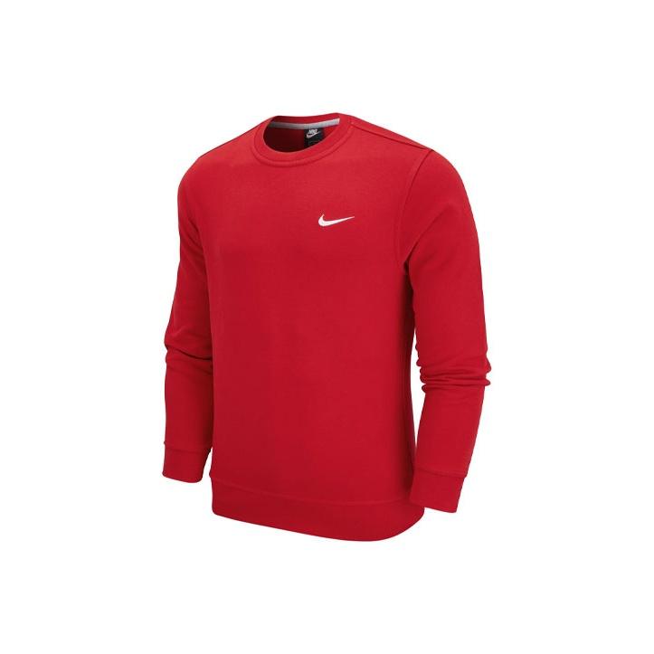 Nike Sportswear French Terry Crewneck Sweatshirt Men Tops Red AA3178-657