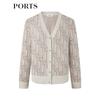 PORTS Women's V-Neck Knit Cardigan