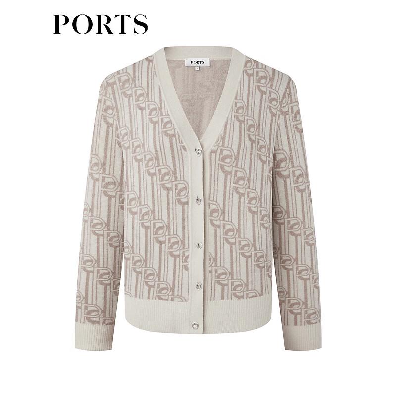 PORTS Women's V-Neck Knit Cardigan