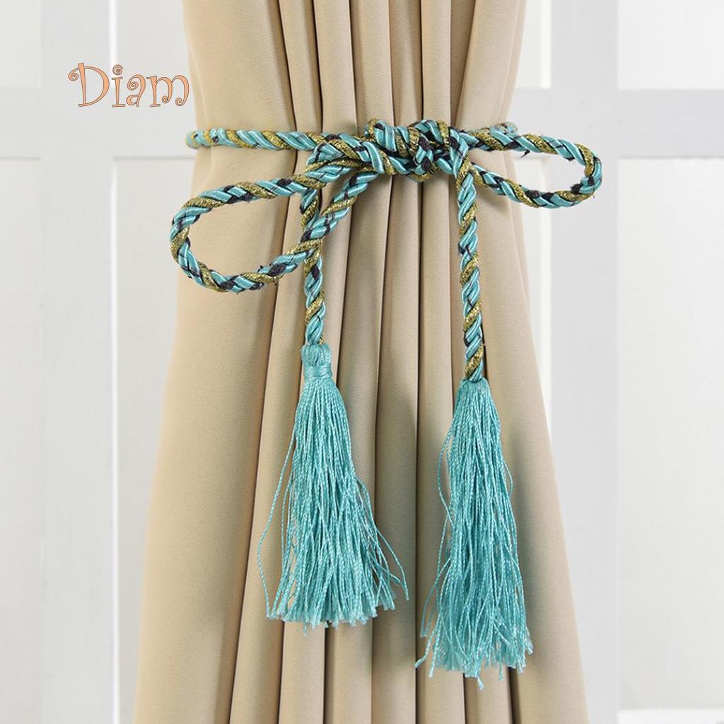 BH 2Pcs Tassel Blind Curtain Cord Rope Tieback Holdback Fastener Home Window Decor Accessories