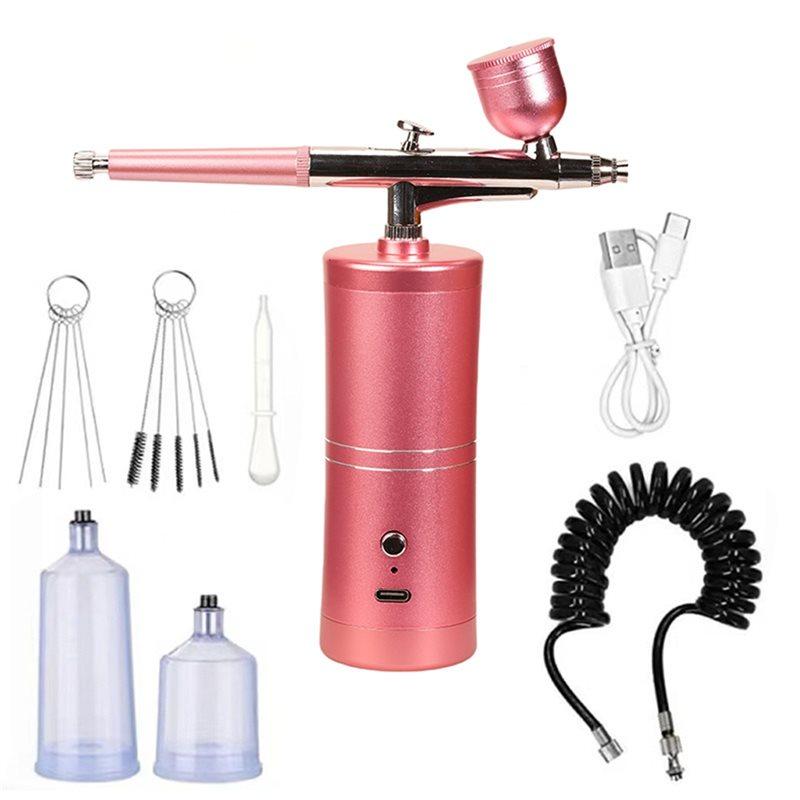 ABKP-Airbrush Kit Rechargeable Cordless Airbrush Compressor,Portable Handheld Airbrush Tool,Airbrush Set For Painting