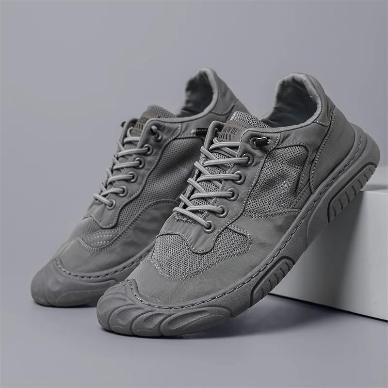 

Summer Flat Shoes Men s Casual Sports Shoes 2025 Best-selling Lightweight, Comfortable, Breathable Outdoor Versatile Shoes 39 серый