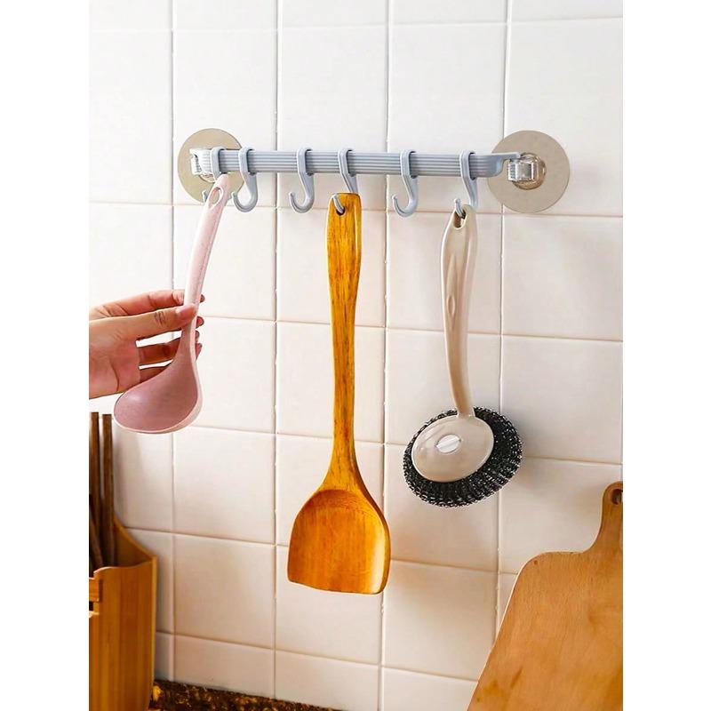 Bathroom Toilet Storage Rack, Suction Cup Hooks Rack, Dedicated Corner Hanging Rack