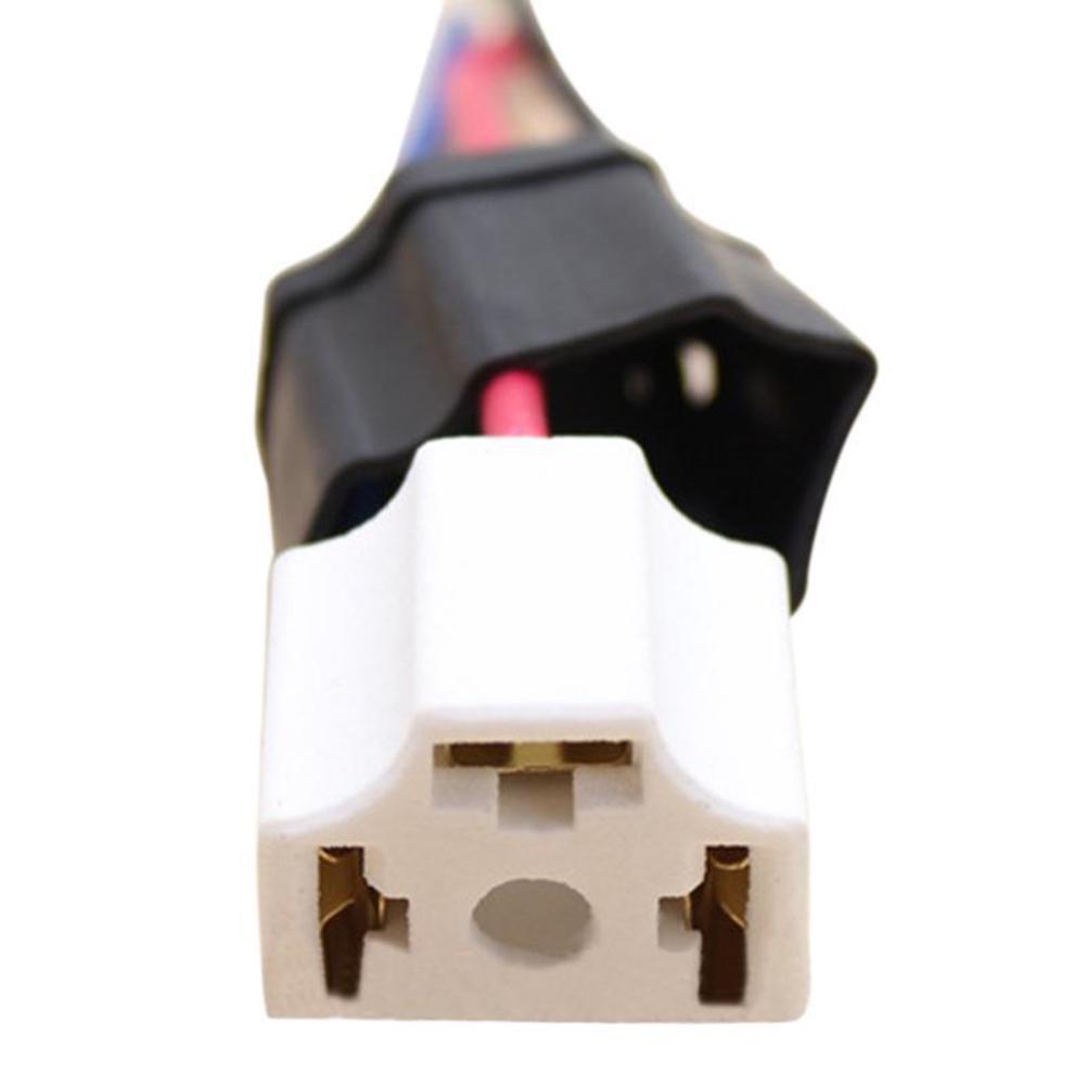 Autos Autoteile Autoverkabelung Lichtkopf Keramikbirne Lampenkabelbaum 3-Draht 2 Stück 9003 H4 Löcher Sockel