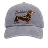 Vintage Dachshund Baseball Cap Cute Weiner Dog Graphic Hat for Pet Lovers