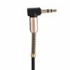 3.5mm Male To Male Spring Audio Aux Cable Headphone Speaker Cord for Phone Car