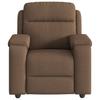 Massage Chair Brown Fabric