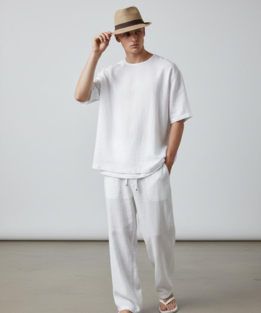 Yunibeosyeolkemiseuteuli Bu Bk Line Linen Fedora Summer Fedora