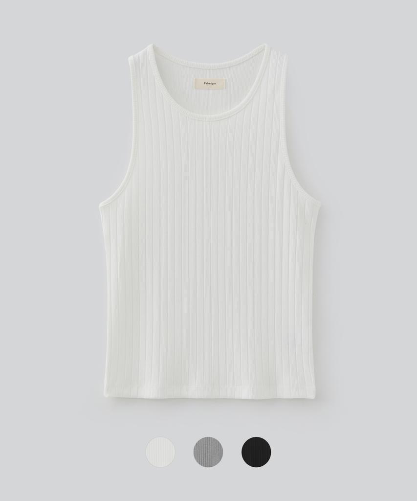 Pabeulega Rib Structure Sleeveless (3 Colors)