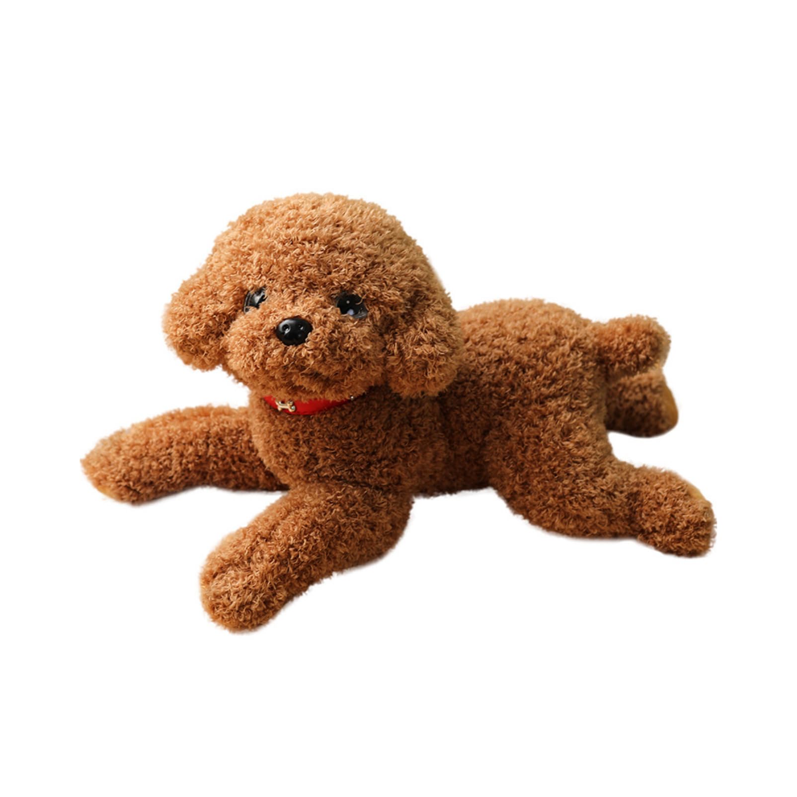 

COZENTA Plush Toy Dog Realistic and Lifelike Poodle, (38cm, Brown)