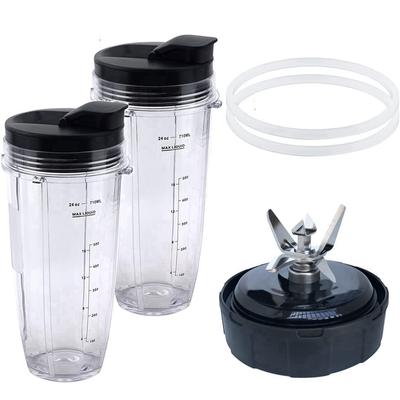 Lamă de blender de schimb și accesorii pentru pahare de 24 oz, compatibile doar cu blenderul Nutri Ninja Foodi Power SS300 etc.