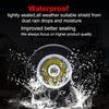 LED Work Light 10W Motorcycle Fog Lamp - 12V/24V Compatible, Compact, Waterproof IP67, Safego, Narrow Beam, Round, White, 6000K, Auxiliary Light, Mini