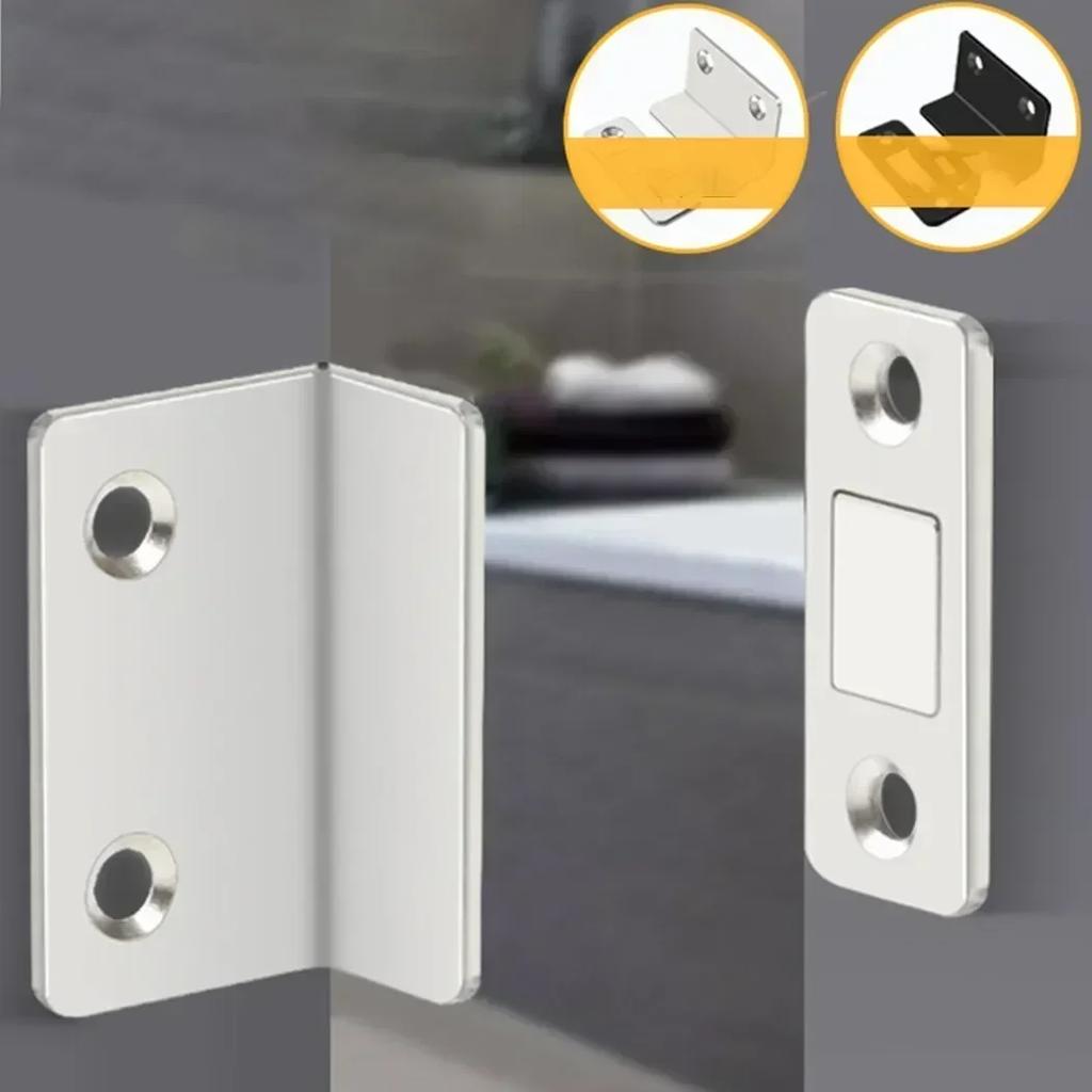Magnetic Cabinet Catches Ultra-Thin Door Magnets Stops Invisible Adhesive Drawer Magnet Catch Kitchen Closet Door Closer