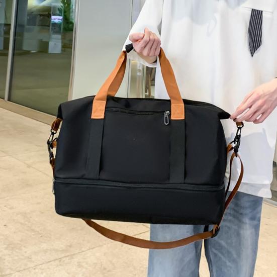 Gym Bag Large Capacity Yoga Bag with Independent Shoe Compartment Dry And Wet Separation Workout Bag for Travel Fitness Swimming
