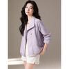 D.F.DEAR Women's Elegant Lapel Casual Jacket