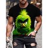 Herren Mode 3D Gedrucktes Herren T-Shirt Rundhals Kurzarm Trendige Streetwear