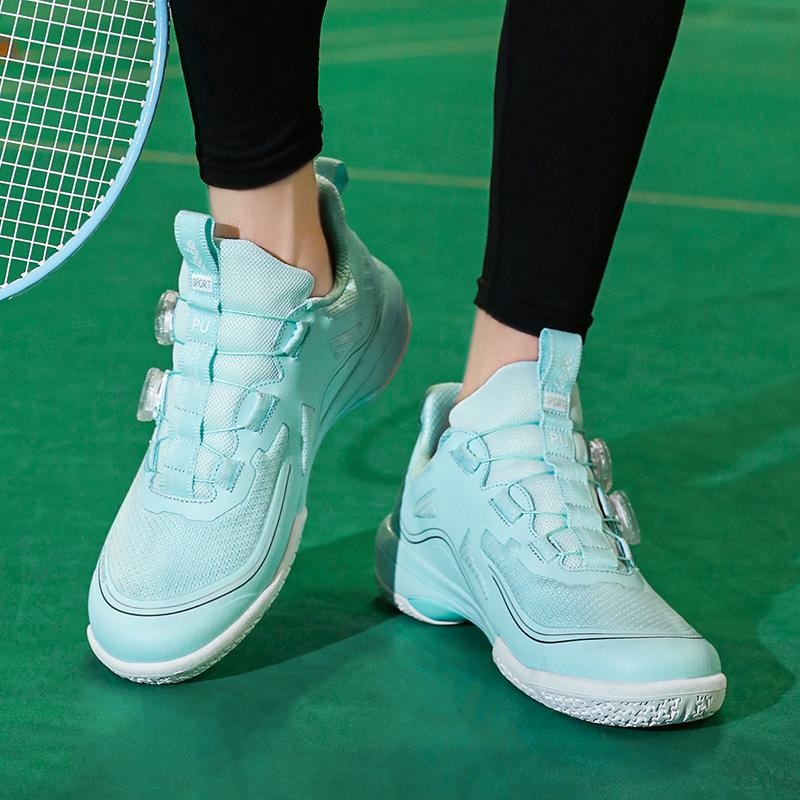 Profesionální pánské dámské badmintonové boty Protiskluzové tenisové tělocvičné trenéry Lehké sportovní tenisky Outdoorové boty Modré