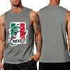 Men Sleeveless Tank Top Soccer Player Graphic Print Athletic Sportswear Casual Summer Shirt for Outdoor Activities Gym Training