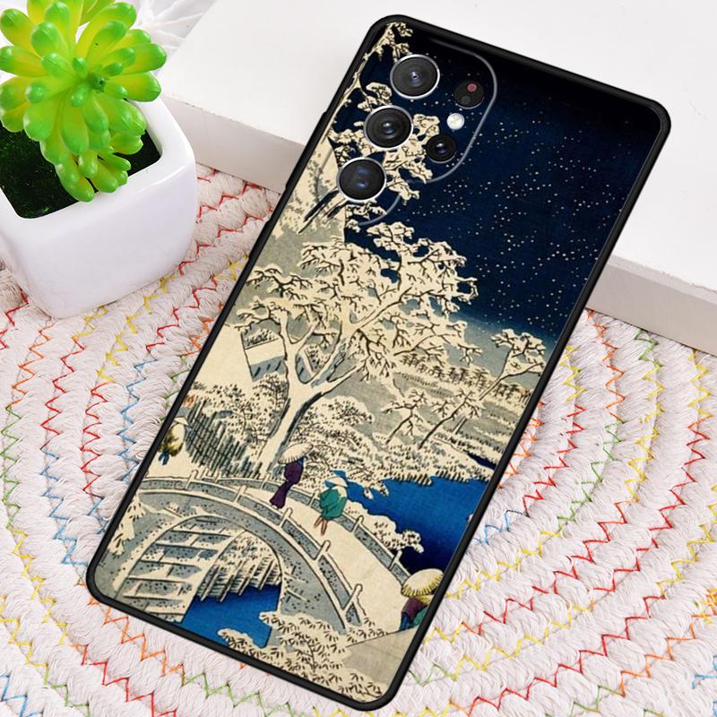 Ukiyo-e Japanese style Art TPU Phone Case For Samsung Galaxy note 10 pro S26 S25 S24 S23 S22 Ultra Plus S21 FE S20 Cover