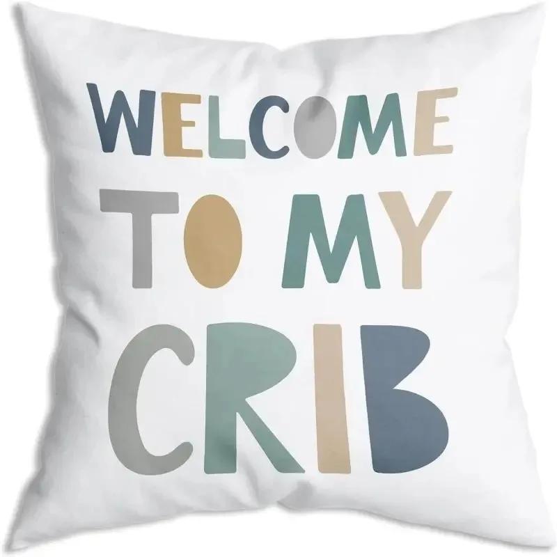 Sunflower message printed pillowcase bedroom living room sofa home decoration gift for my daughter letter cushion cover