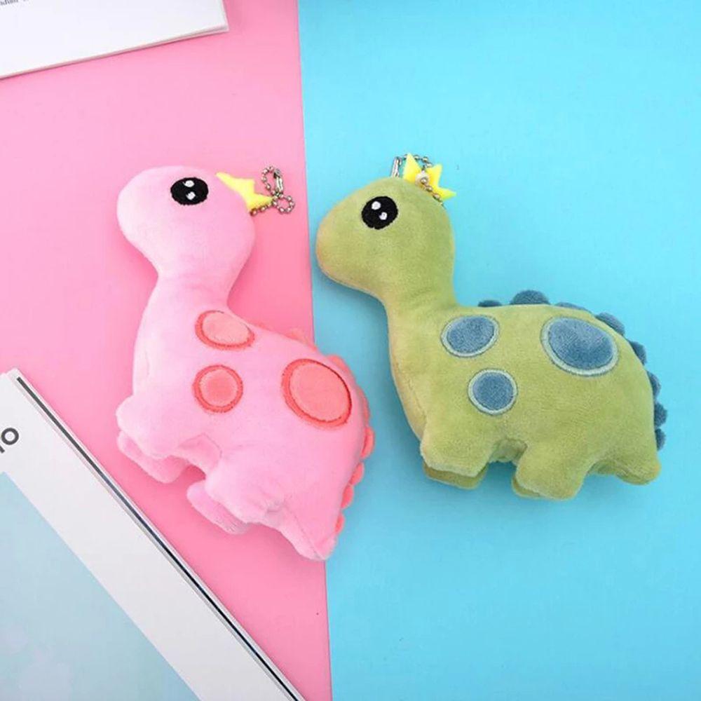 Cute Keychain Cartoon Keyring Animal Dolls Dragon Doll Dinosaur Plush Toy Plush Pendant Stuffed Toy