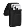 Marsupio Universale Doppio per Cellulare iPhone 16 ProMax - Custodia Protettiva in Pelle Multifunzionale e Resistente