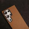 Premium Genuine Leather Case For Samsung Galaxy S24 Ultra S23FE S22 S21FE S20 Cover Full Protection Shockproof Back Carcasa