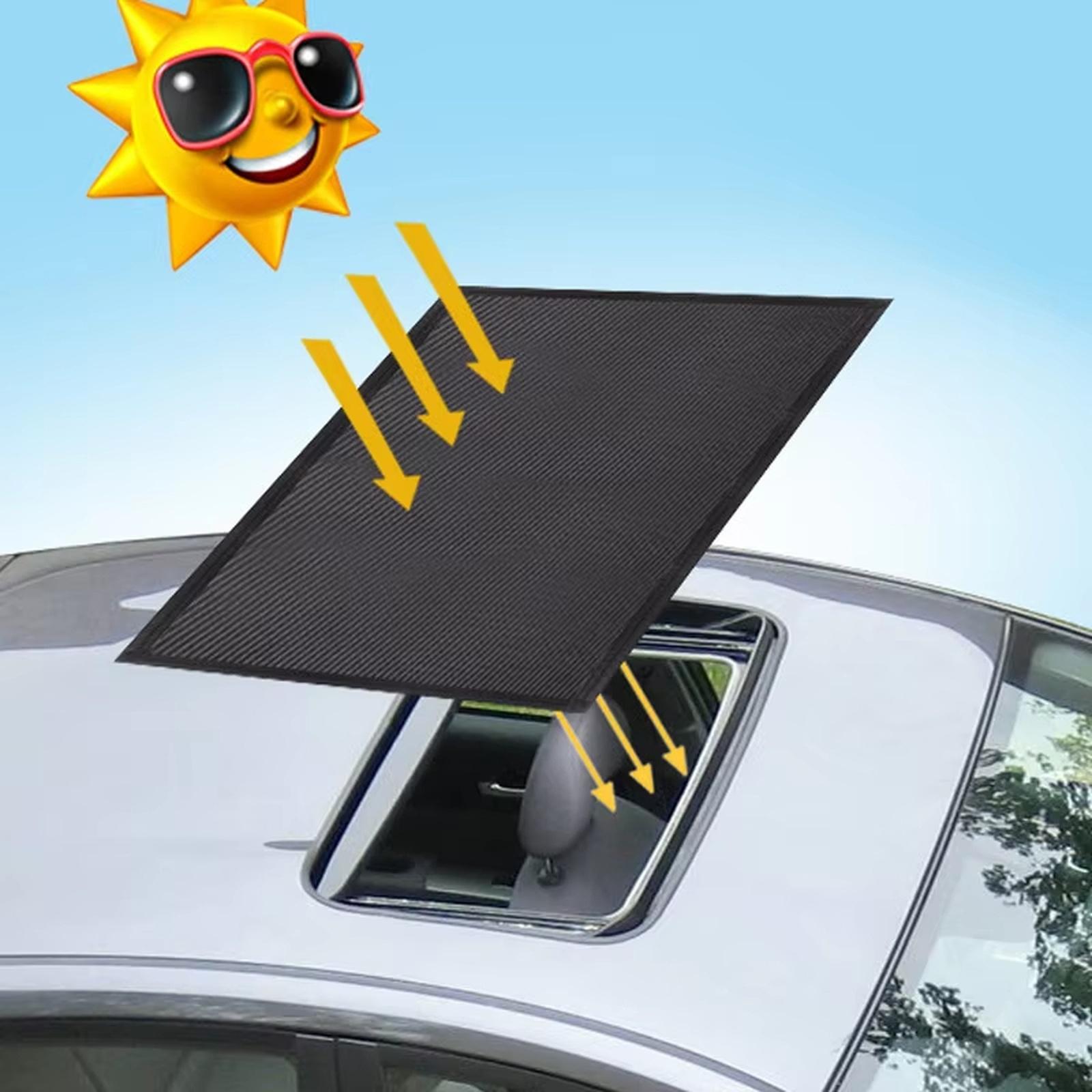 Magnetic Moonroof Sunroof Sun Shade Mesh Car Roof Awnings Cover Camping Kept The Out -Mosquito Trips Tent One Size
