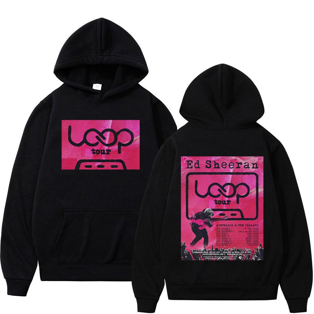 Ed Sheeran Loop Tour Australia and Zealand 2026 Tour Hoodie Unisex Fashion Pullover Casual,oversized Hip-hop Sportswear