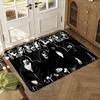 Band R-Ramones Floor Mat Soft Thickened Absorbent Non-Slip Bedroom Living Room Door Mat Home Decor Flannel Rugs