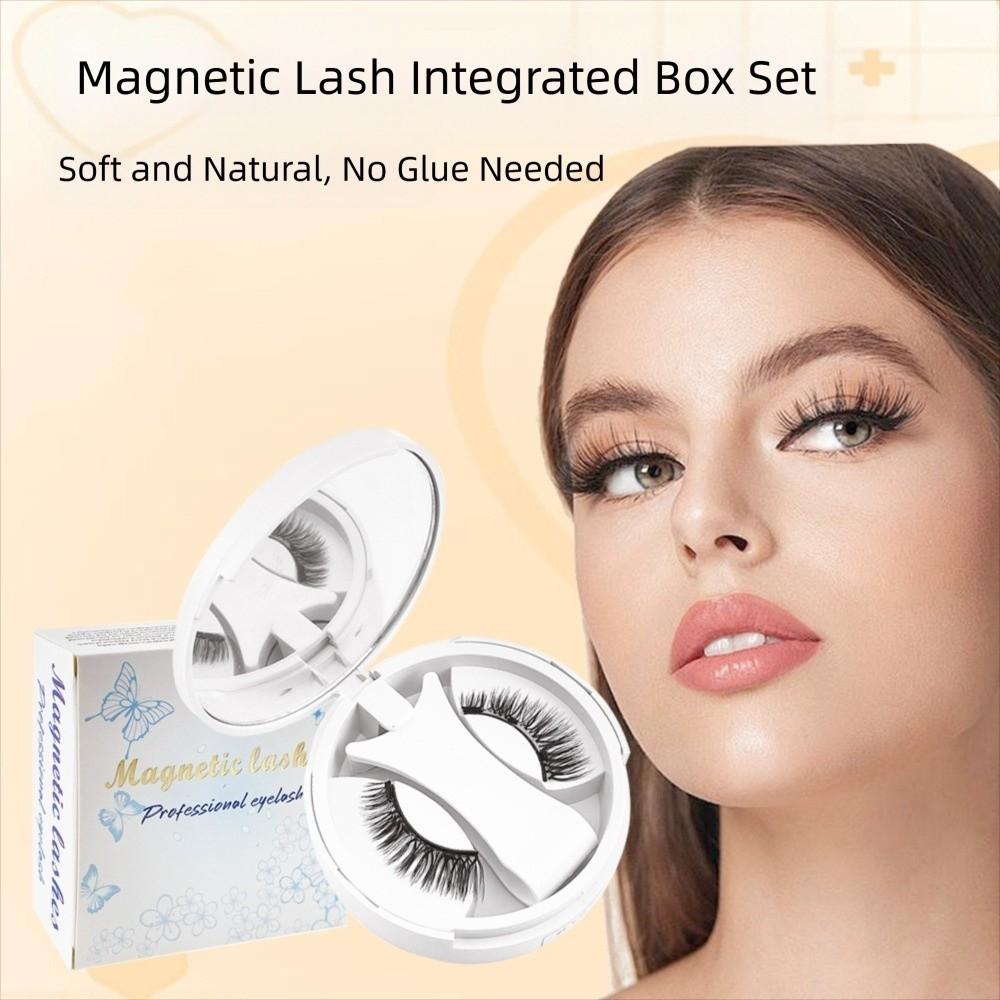No Glue Required Magnetic Eyelashes with Applicator Magnetic False Eyelashes  Women Girls