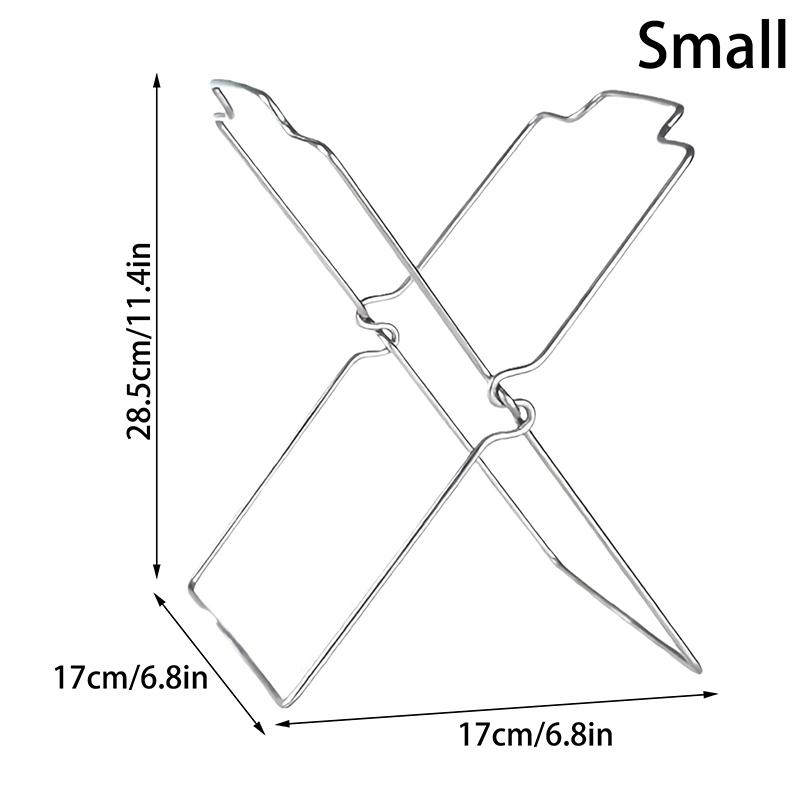 

Outdoor Household Garbage Rack Foldable Kitchen Debris Storage Rack Multifunctional Kitchen Fresh-Keeping Bag Holder 28.5*17*17cm