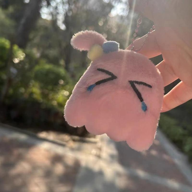 Bocchi The Rock Anime Goods Kawaii Doll Goto Hitori Character Image Pink Plush Stuffed Cartoon Pendant Ornament Gift Squeak Toy