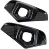 Carbon Fiber Style Front Fog Light Lamp Cover Molding Trims Accessories for 2022-2025 Toyota RAV4
