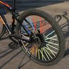 12ks Bicycle Spoke skins Wraps Noční jízda Univerzální Snadná instalace Silniční Horské kolo Barevné ozdoby kol odrazky