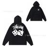 Mens Oversized Hooded Sweatshirt With Letter Print Streetwear Style Cotton Pullover Winter