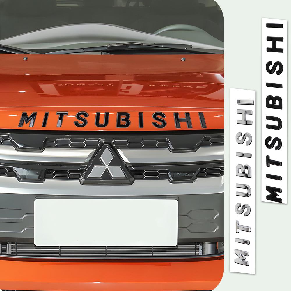 Stylingové samolepky s abecedovým znakem na přední kapotu auta Pro Mitsubishi Asx Lancer 10 9 Outlander 2013 Pajero Sport L200 Expo