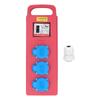 Portable Socket Box 3 Position 3 Hole Outlet IP54 Mobile Power Distribution Box with Leakage Circuit
