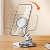 Portable Metal Phone Holder with Strong Magnetic Base 360 Rotate Adjustable Angle Travel Friendly for Mobile Devices
