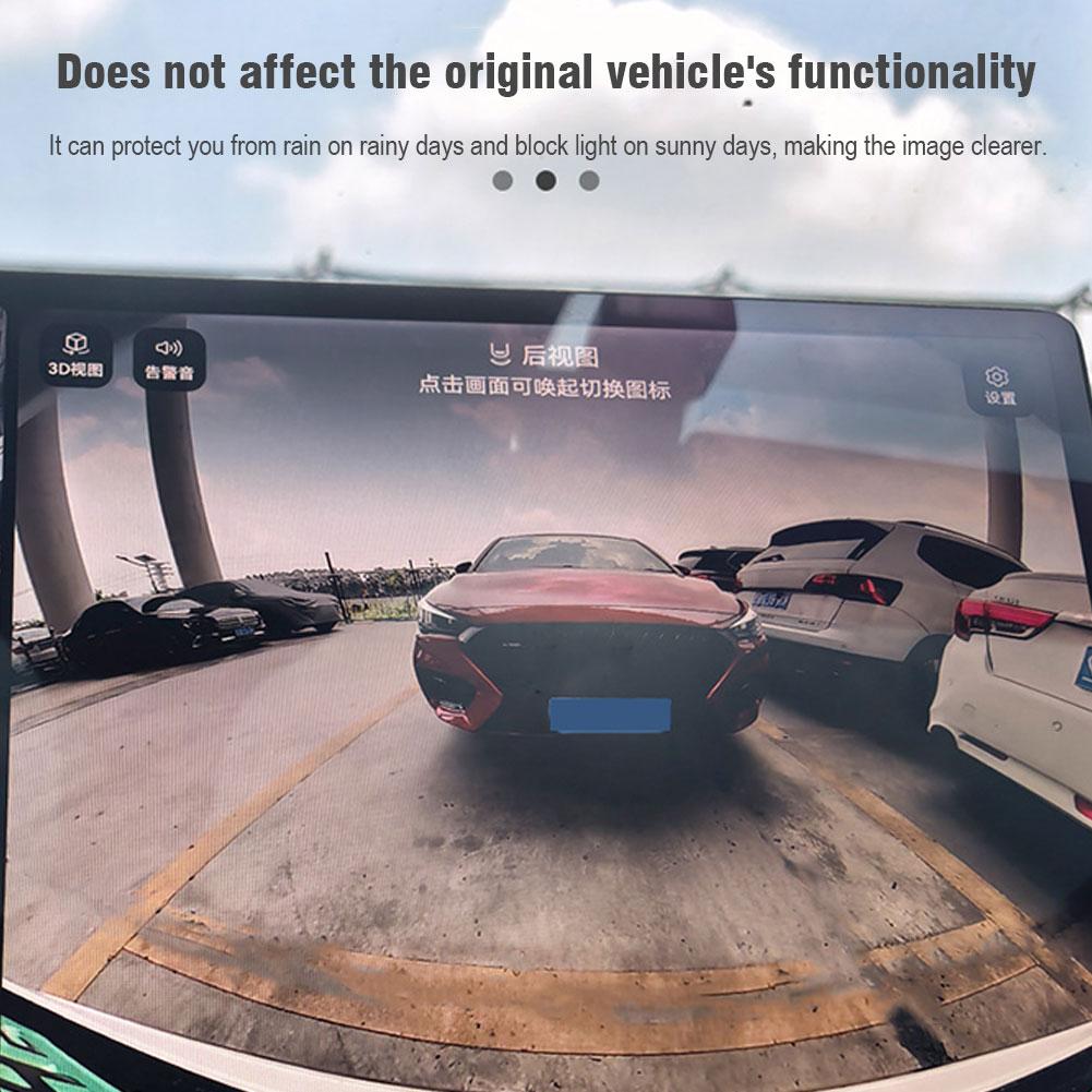Car Reversing Camera Rain Cover Car Reversing Mirror Backup Camera Rain Shade Rainproof Waterproof Car Exterior Accessories