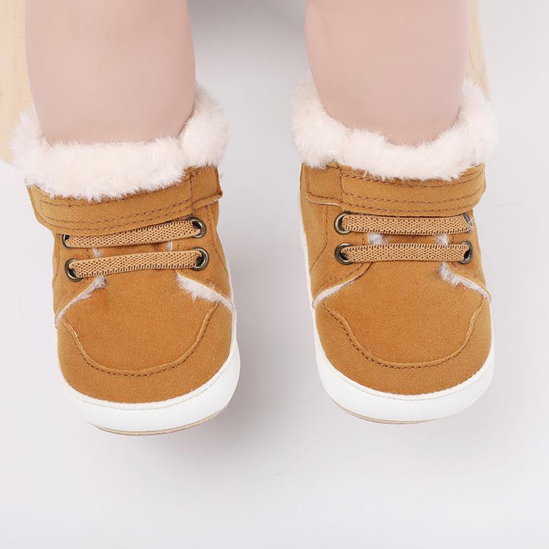 Aimele Winter Cotton Velcro Baby Prewalker Shoes (0-1 Year)