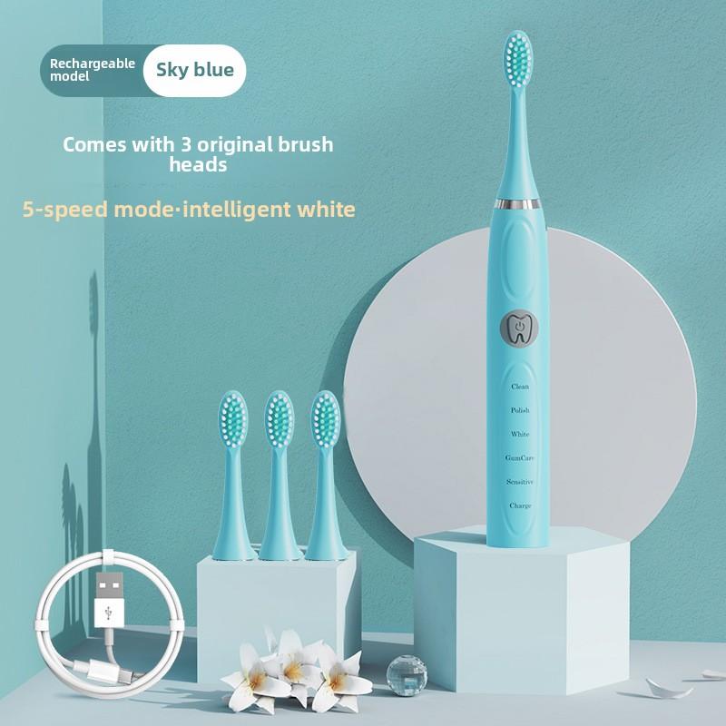 Household Toothbrush Sonic Electric Soft Bristle Electric Toothbrush Rechargeable Adult Electric Toothbrush ProfessionalGrade